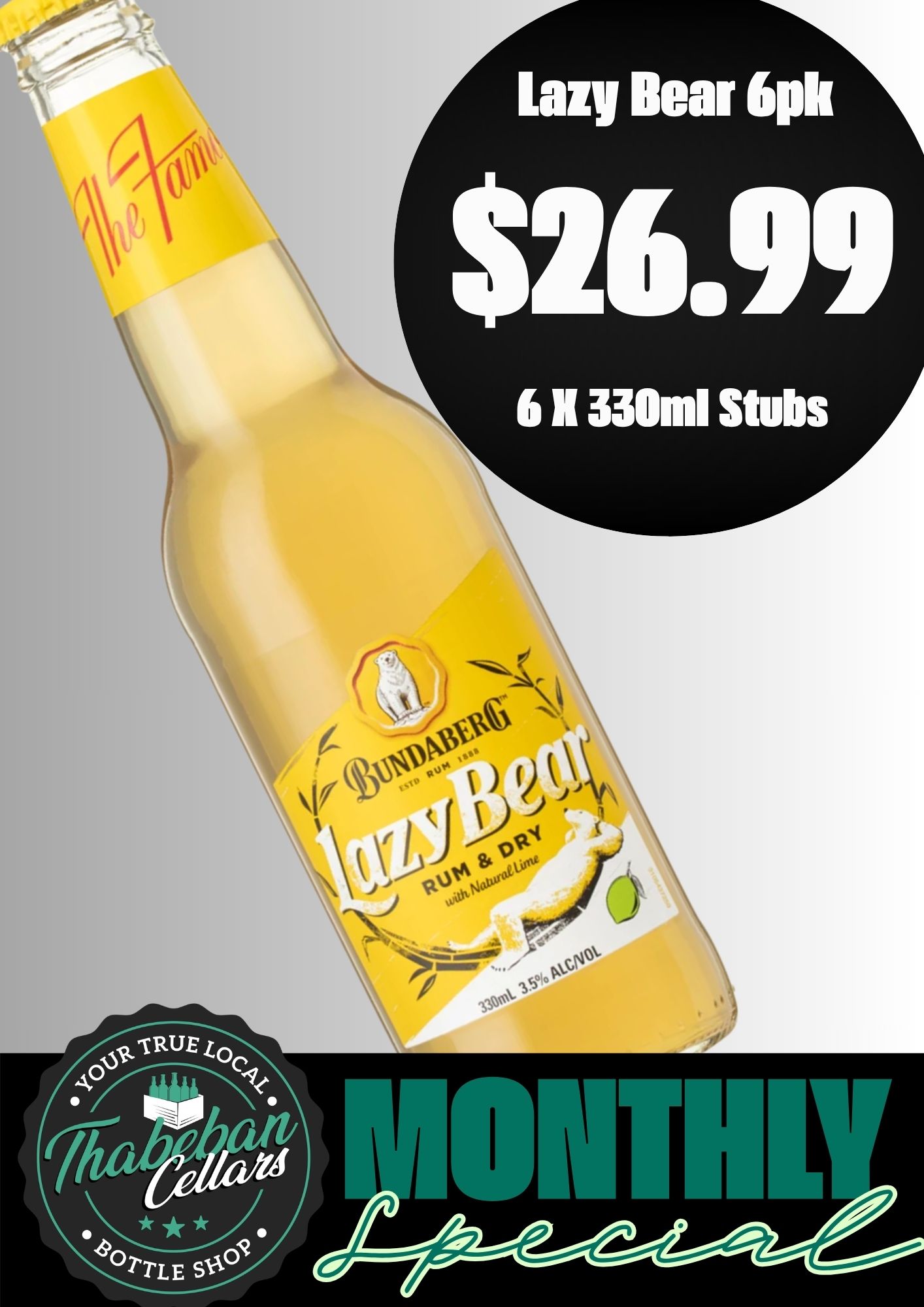 LAzy BEar 6pk
